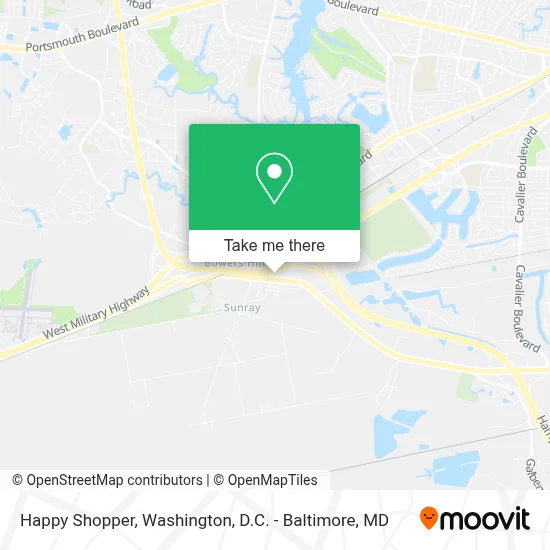 Happy Shopper map