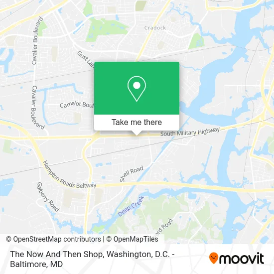 The Now And Then Shop map