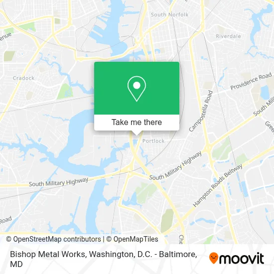 Bishop Metal Works map