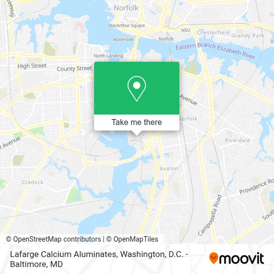 Lafarge Calcium Aluminates map