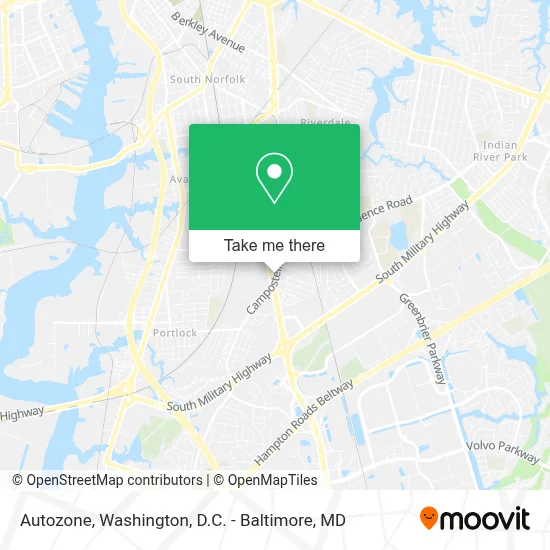 Autozone map