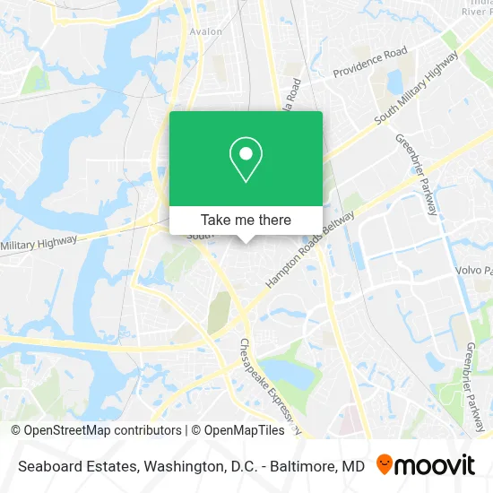 Seaboard Estates map