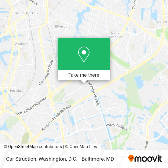 Car Struction map