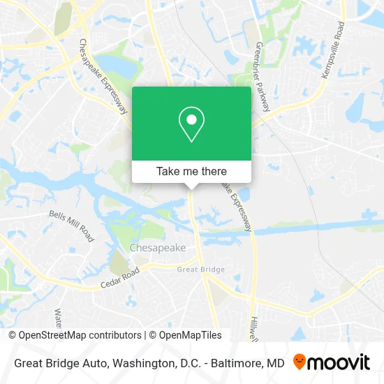 Great Bridge Auto map