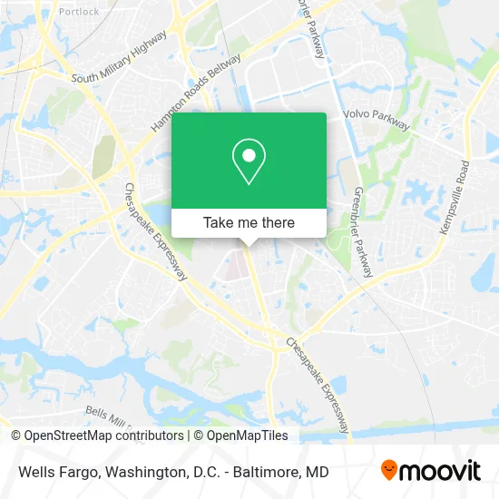 Wells Fargo map
