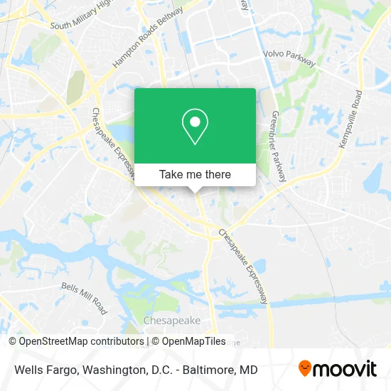 Wells Fargo map