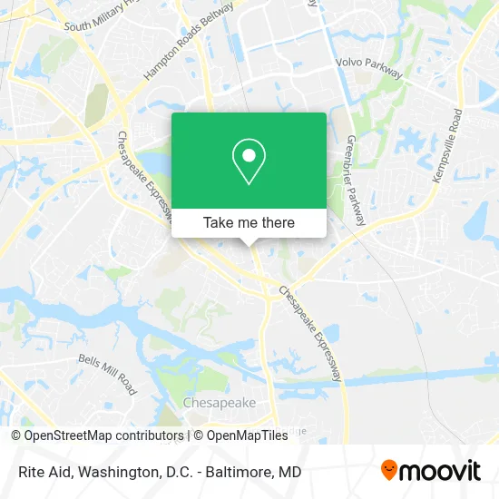 Rite Aid map