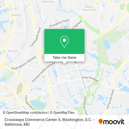 Crossways Commerce Center II map