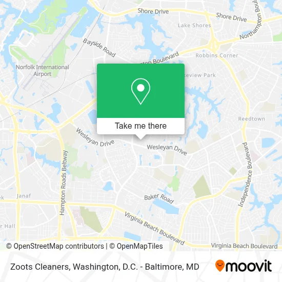 Zoots Cleaners map