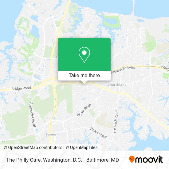 The Philly Cafe map