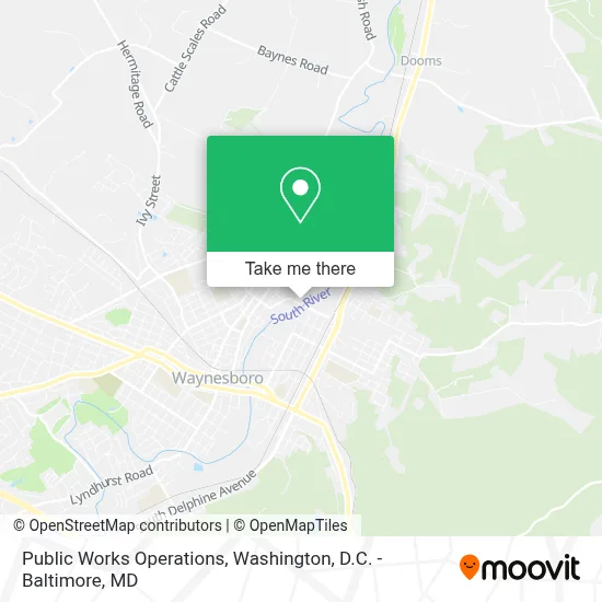 Public Works Operations map