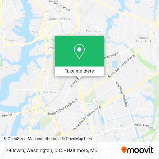 7-Eleven map