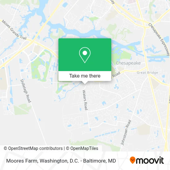 Moores Farm map