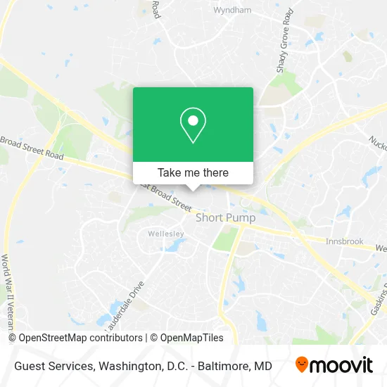 Guest Services map