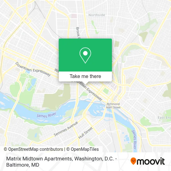 Matrix Midtown Apartments map