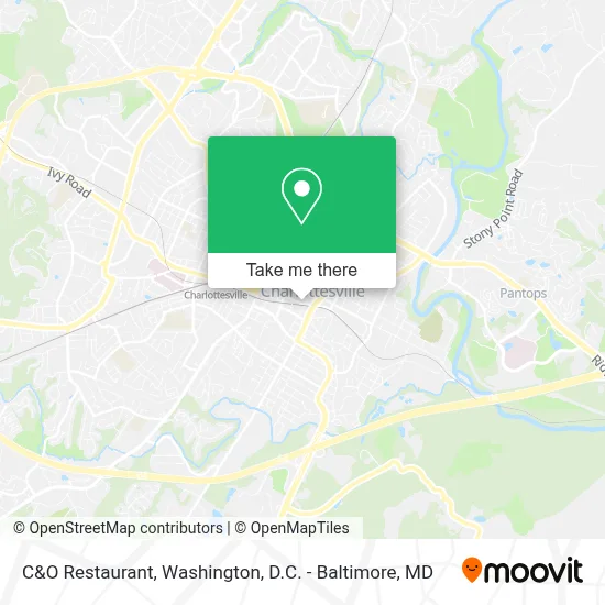 C&O Restaurant map