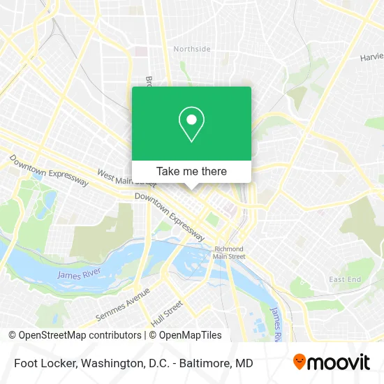 Foot Locker map