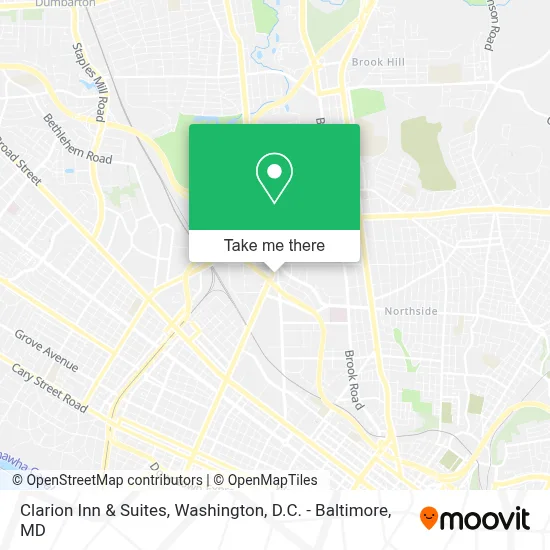 Clarion Inn & Suites map