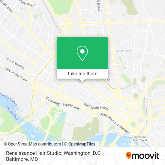 Renaissance Hair Studio map