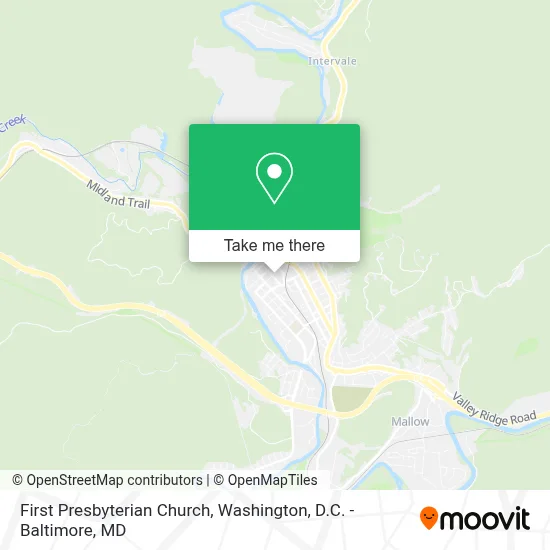 First Presbyterian Church map