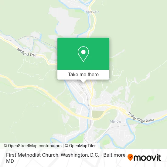 First Methodist Church map