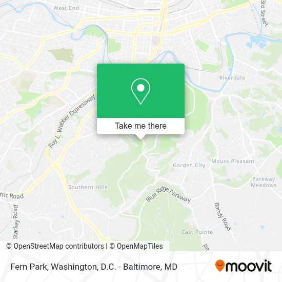 Fern Park map