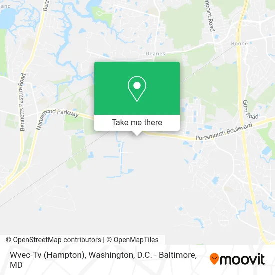 Wvec-Tv (Hampton) map