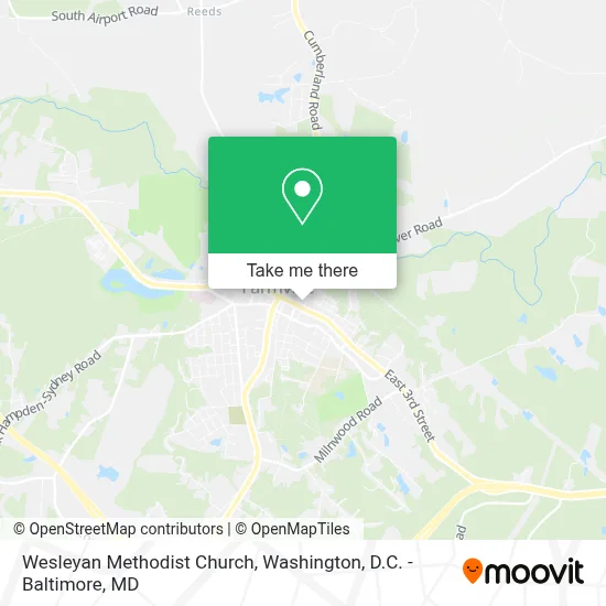Wesleyan Methodist Church map