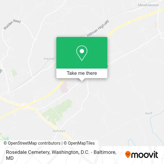 Rosedale Cemetery map