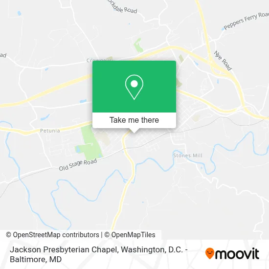 Jackson Presbyterian Chapel map