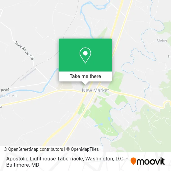 Apostolic Lighthouse Tabernacle map