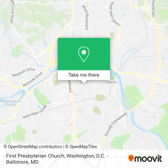 First Presbyterian Church map