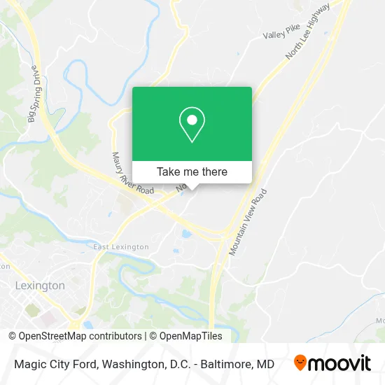 Magic City Ford map