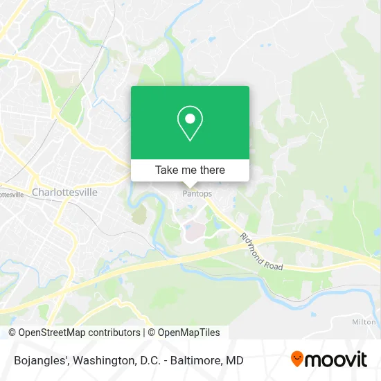 Bojangles' map