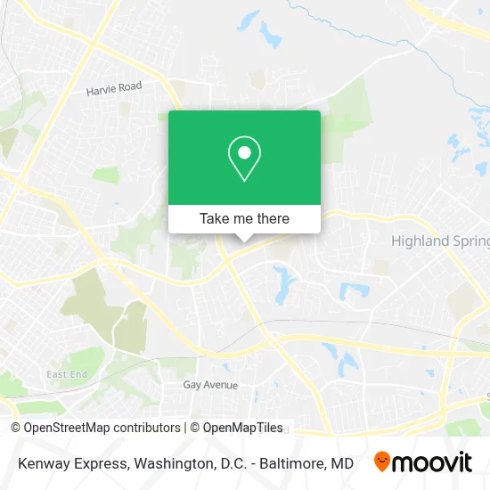 Kenway Express map