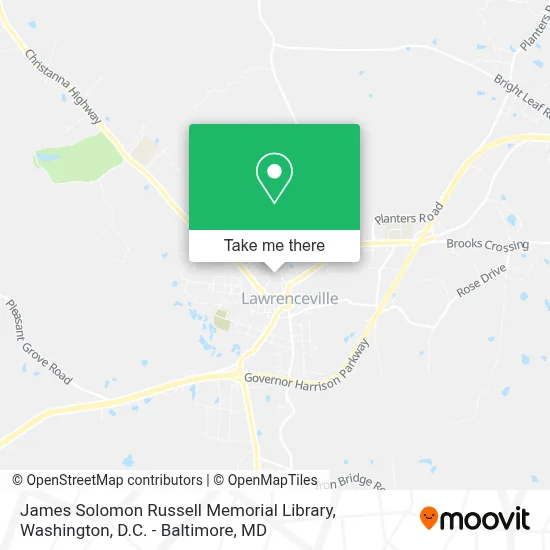 James Solomon Russell Memorial Library map