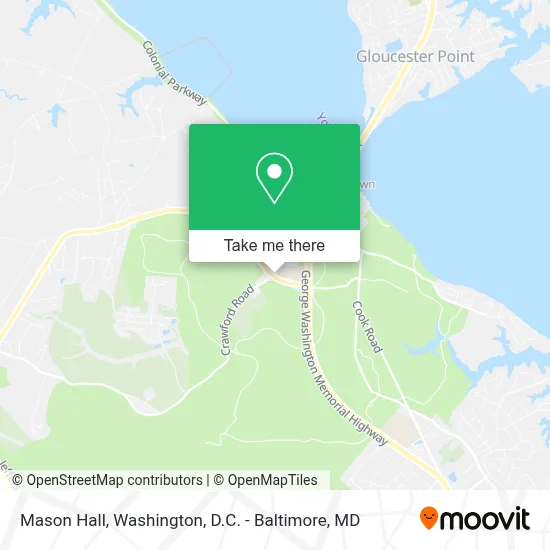 Mason Hall map