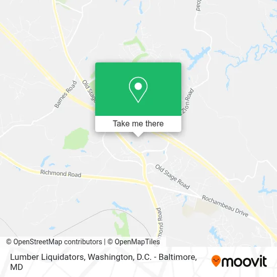 Lumber Liquidators map