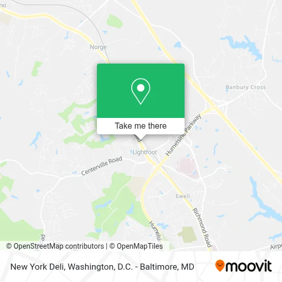 New York Deli map
