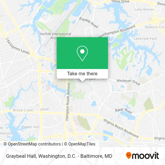 Graybeal Hall map