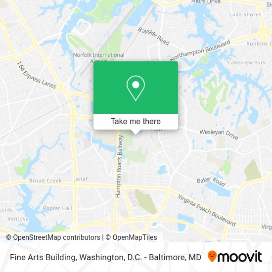 Fine Arts Building map