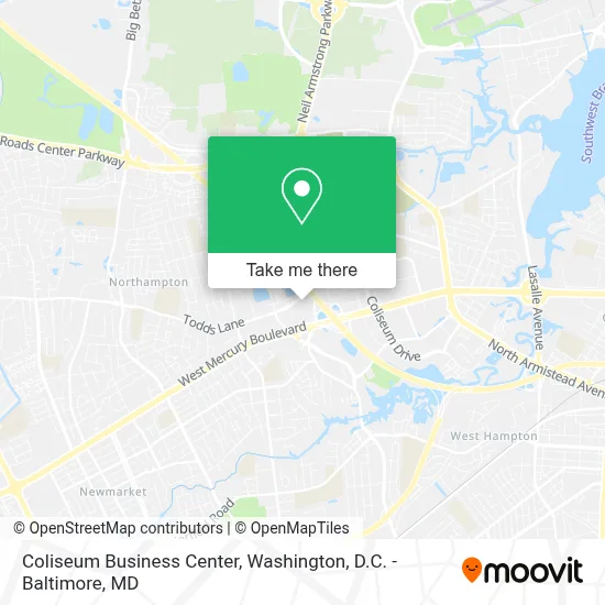 Coliseum Business Center map