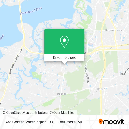 Rec Center map