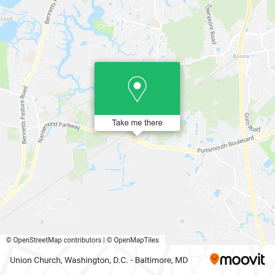 Union Church map
