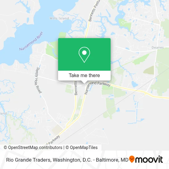 Rio Grande Traders map