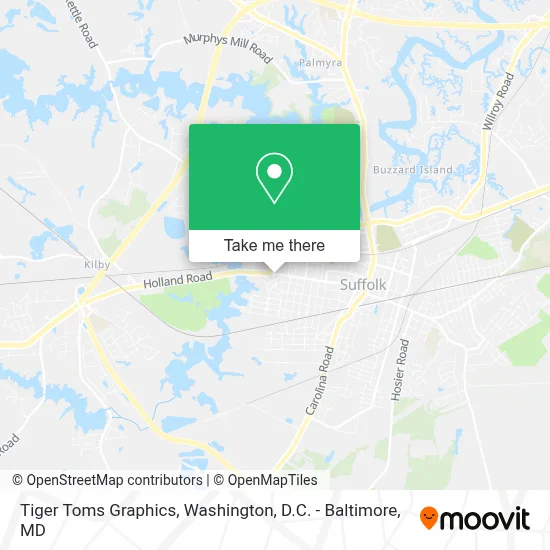 Tiger Toms Graphics map