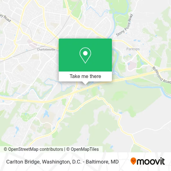 Carlton Bridge map
