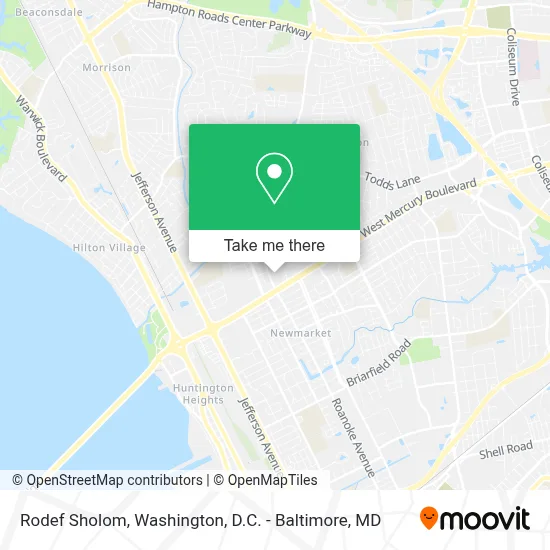 Rodef Sholom map