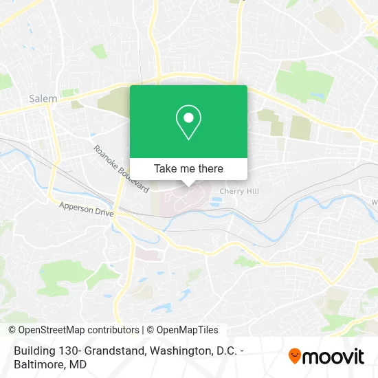 Building 130- Grandstand map