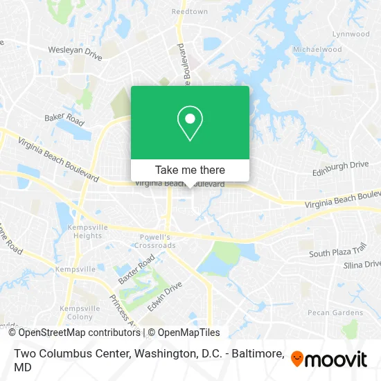 Two Columbus Center map